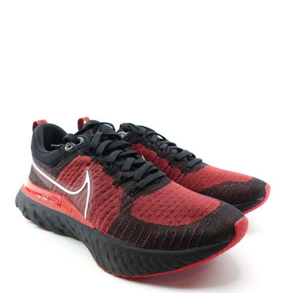Nike React Infinity Run Flyknit 2 \'Bred\' Black Gym Red CT2357-006 Mens Size 8 main image 7